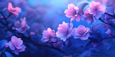 Cherry blossoms in bloom, Cherry blossoms blooming