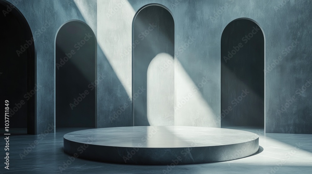 Poster elegant and beautiful abstract background featuring minimalist elements with a studio design and ped