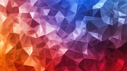 Obraz premium Low Polygon Triangle Pattern Backdrop