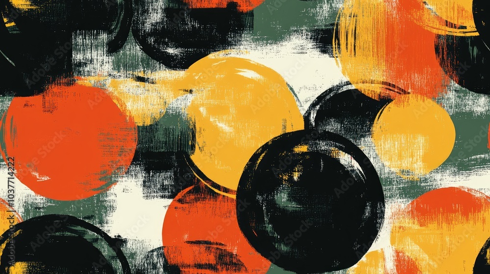 Poster abstract pattern design background in artistic style