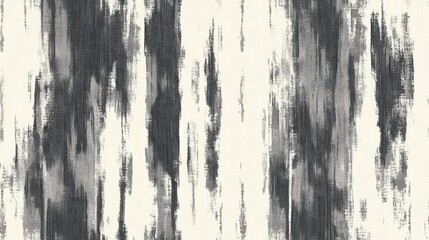 Organic texture seamless pattern featuring striped marl Heathered natural tile suitable for cotton fabric Ikat melange weave design