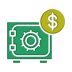 safe box icon template