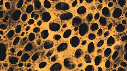 Leopard seamless pattern featuring hand drawn cheetah skin texture Contemporary animal design for endless backgrounds suitable for fabric and wrapping paper Evokes a safari mood