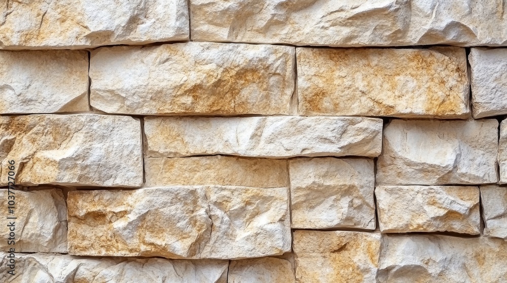 Poster decorative wall featuring natural limestone with an irregular stone texture suitable for background 