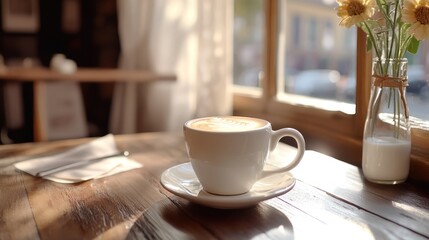 Fototapeta premium Coffee Break in Cafe