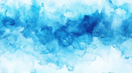 Fototapeta premium Blue Tie Dye Sparkle Ice Teal Ice Ripple Glow Blue Watercolor Shiny Texture Icy Glitter Bright Azure Light Abstract Ocean Ice Soft Cyan Gradient Summer Water