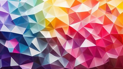 Low Poly Triangle Geometric Pattern Background