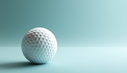 Golf Theme Layout: Golf ball with ample space for adding event details or promotional content.