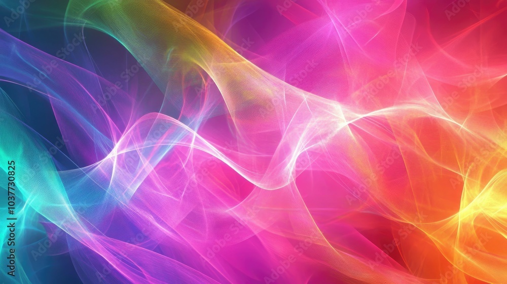 Aufkleber multicolored laser light abstract pattern for creative design use