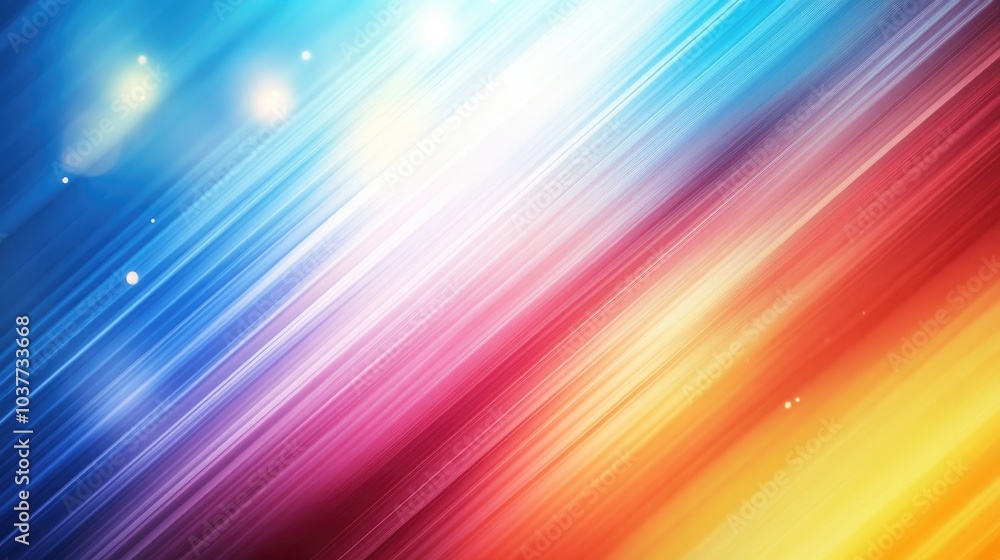 Poster colorful gradient abstract background with a soft blurred light effect creating a smooth and bright 