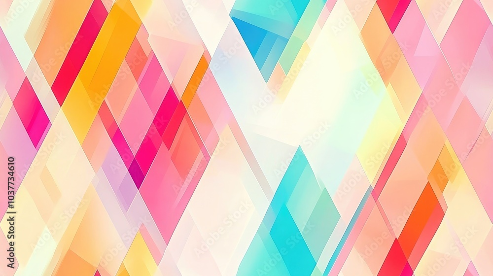 Poster abstract triangular geometric background with a stripped design