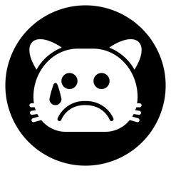 cat glyph icon