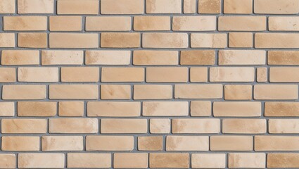 Obraz premium a classic brick wall layout. The wall consists of uniformly arranged rectangular bricks, each with a consistent size and shape.