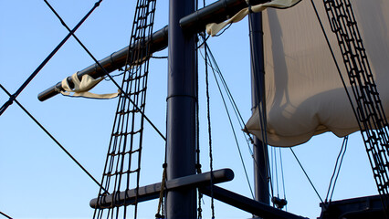 17th Century Galleon Forecastle detail