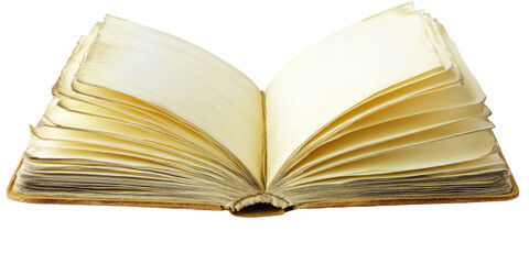 Fototapeta premium Open Book With Empty Pages.