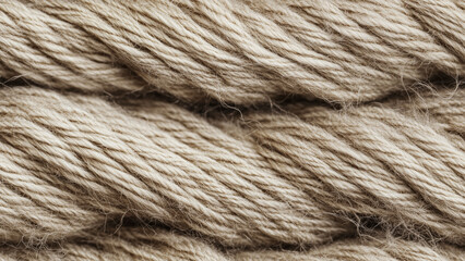 Fototapeta premium Wool Yarn Weave: Beige Textures and Soft Lines