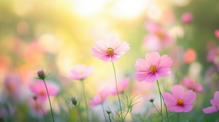 Floral Paradise: A Serene Tapestry of Blooms in Vibrant Hues