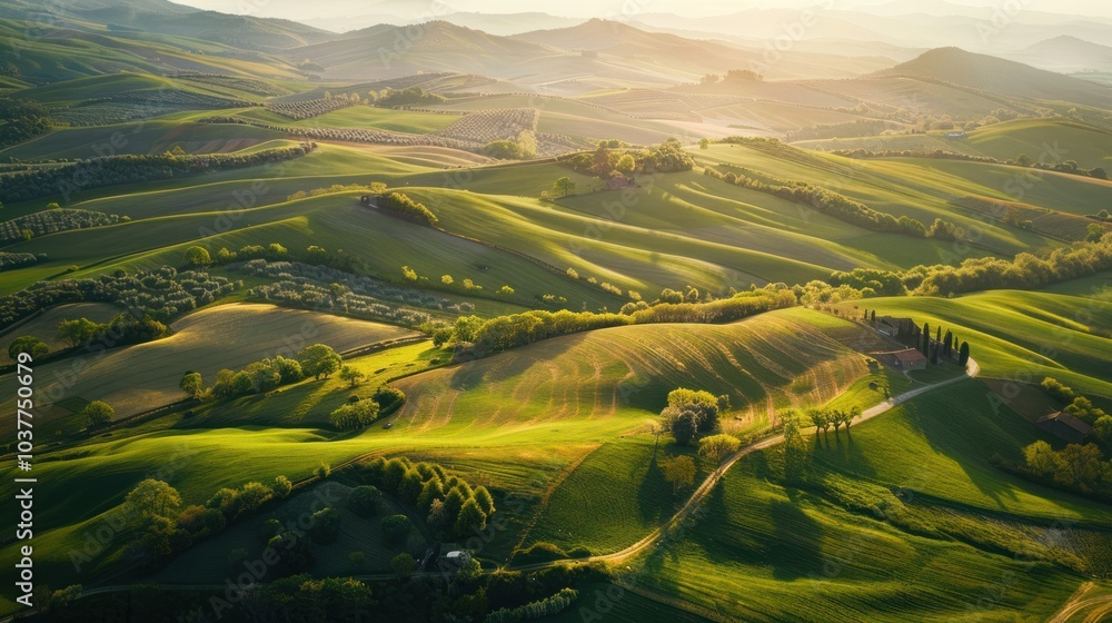 Canvas Prints Rolling Hills of Tuscany