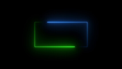 abstract background with lights rectgle
