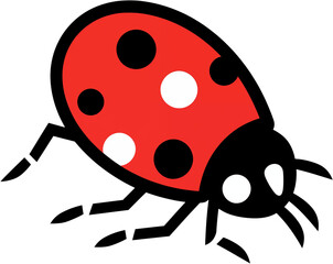 Obraz premium illustration of a ladybug