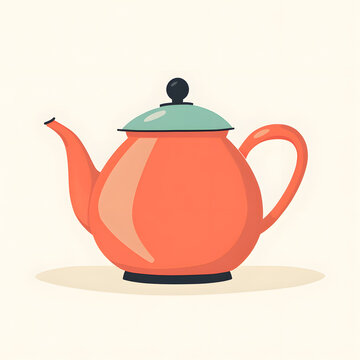 recommend clip art: Flat design illustrations Teapot