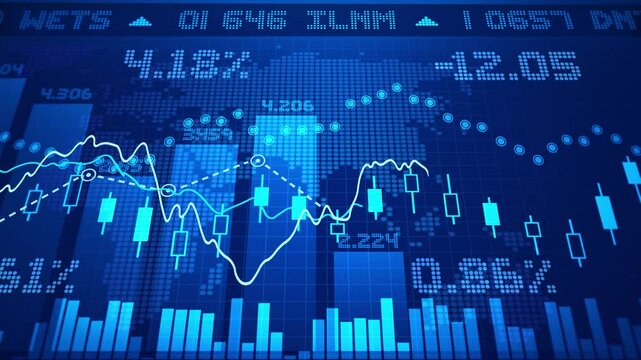 Stock Market Financial Background Loop