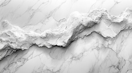 Obraz premium Abstract marble texture with a rugged, wavy surface.