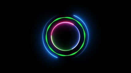 glowing neon sign
