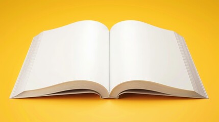 Elevate your design with this sleek book mockup, perfect for showcasing your magazine or hardcover manual in a clean layout.