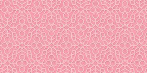 Pink Christmas background texture with snow icons. design templates for banners, posters, social media, Christmas and New Year greeting cards.