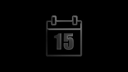 black leather suitcase