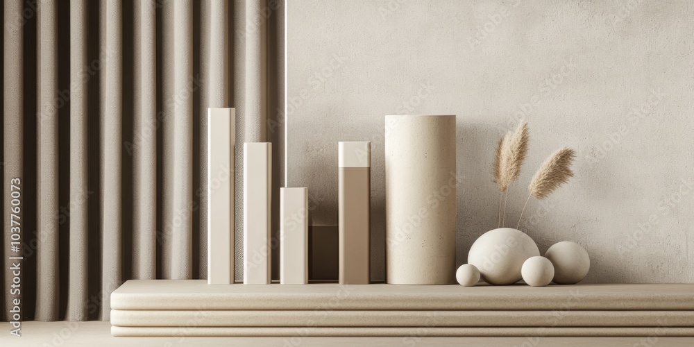Poster minimalist design of a bar chart, symbolizing analytics and data visualization, rendered in 3d again