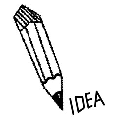 hand drawn illustration of an plug