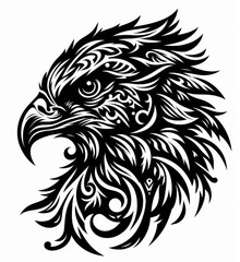 TRIBAL TATOO トライバル タトゥ 刺青 和柄 鷹 hawk	