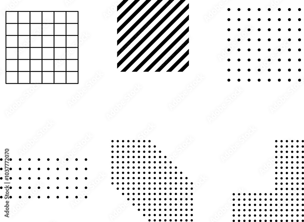 Poster abstract shape set design. decoration set. element design set.