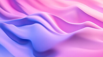 Obraz premium Soft waves of fabric in pastel pink and purple hues create a dreamy, serene atmosphere, perfect for creative projects.