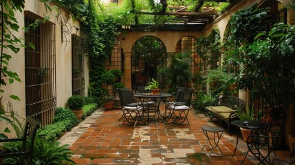 Peaceful Courtyard Oasis