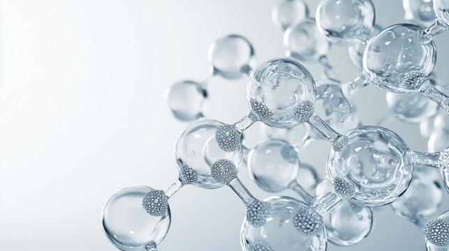 Molecular Marvels: 3D Abstract Scientific Background