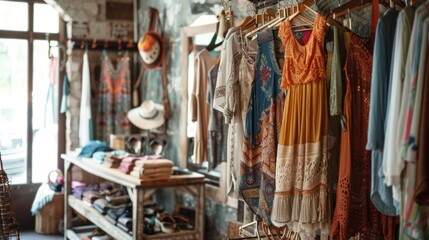 Obraz premium Bohemian Clothing Boutique