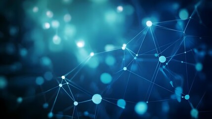 Obraz premium Global Networking communication future technology background information chain