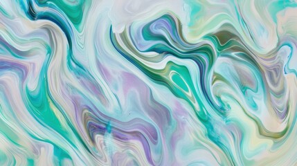 Multicolored Marble with Flowing Patterns