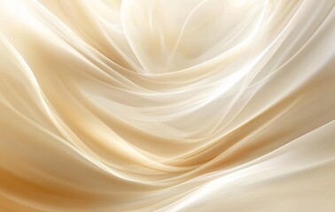 Obraz premium Elegant fabric texture with smooth waves creating a soft, luxurious look. Ideal for backgrounds, textile design, or artistic projects.