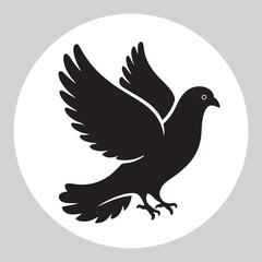 dove silhouette Illustration