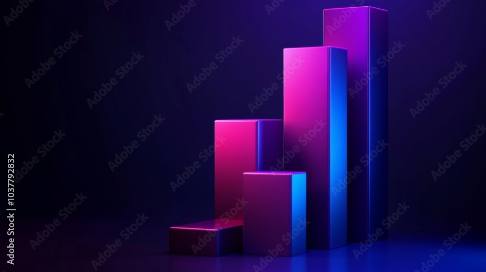 Poster modern high-contrast design with dynamic composition