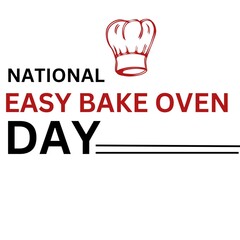 Fototapeta premium National Easy-Bake Oven Day. celebrated in November