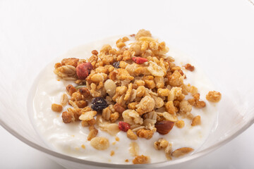 フルーツグラノーラ　ヨーグルト