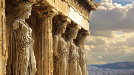 The Caryatids of the Erechtheion