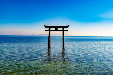 滋賀県 白髭神社の風景
