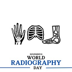 Fototapeta premium World Radiography Day, November 8th.