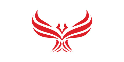eagle logo design, phoenix, flying, wings, free, logo design vector, symbol, icon, idea, creative.